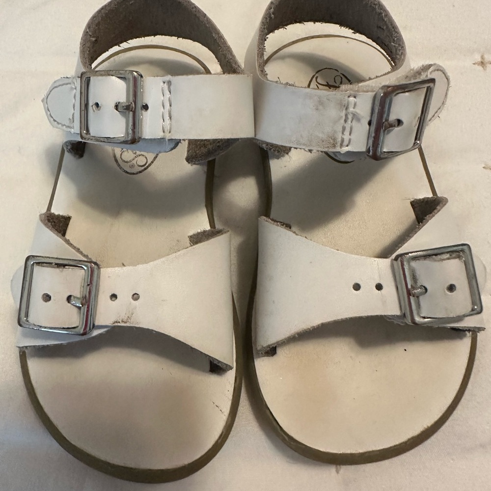 Kids White Sandals